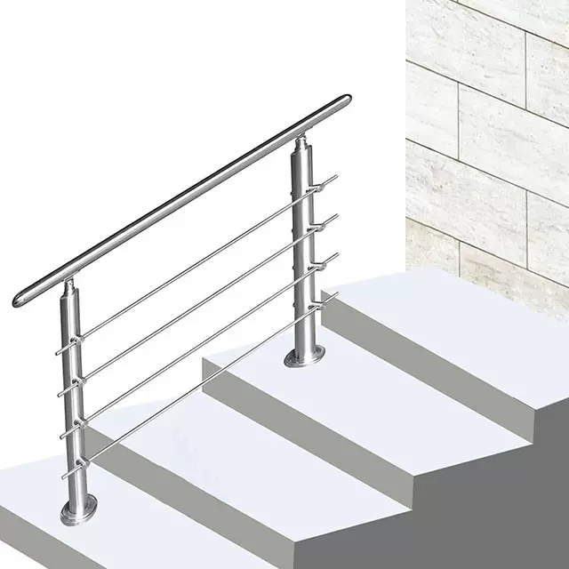 304/316不锈钢钢丝绳阳台护栏户外楼梯防护栏工程批量定制加工