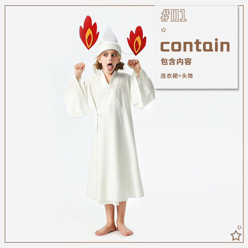 ハロウィンの子供服の袁湘琴cos服のかわいい鬼の暗い夜の幽霊の女の子は変装して服装を演じます。|undefined
