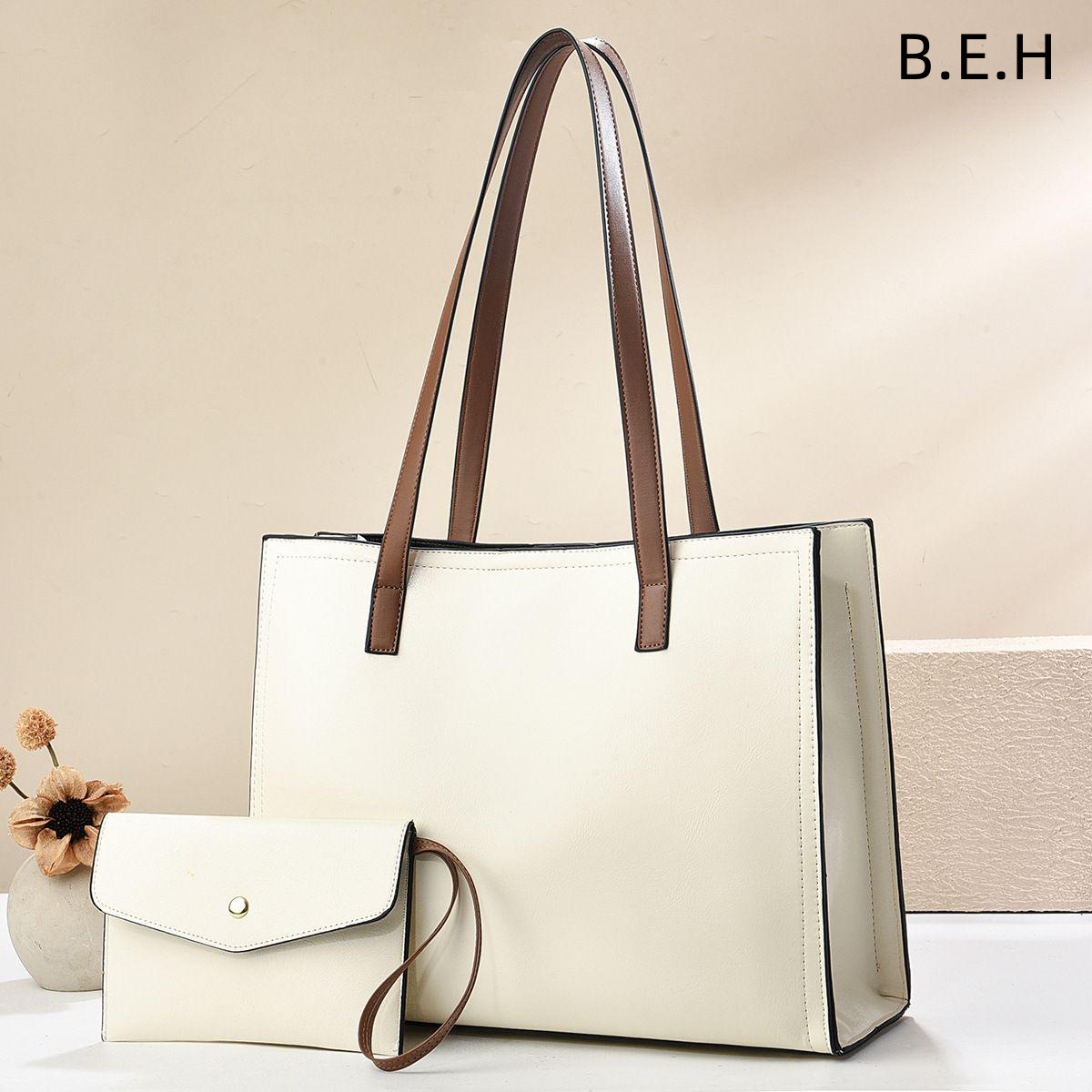 Bolso Tote Madre e Hija para Mujer de PU con Compartimento para Uso Diario image 4