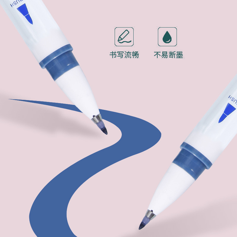 Nuevo estilo nacional diario pluma cabeza suave pluma marcador pintura Feng caligrafía pluma caja de regalo traje xiuli pluma para estudiantes