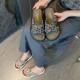 High-value national style flat slippers women's summer fashion 2024 new fairy style high-end beach shoes out wholesale