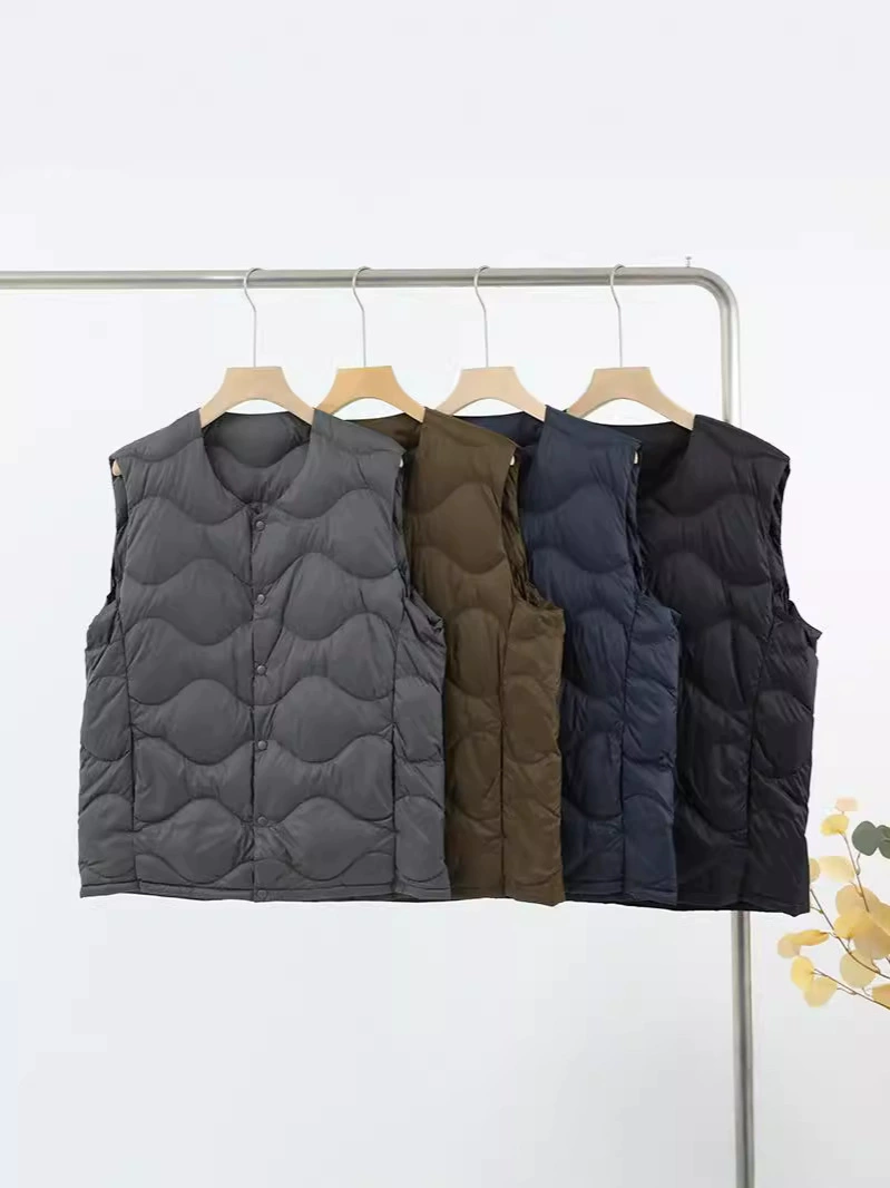 Мужской легкий пуховик для осени и зимы, новая модная теплая подкладка для работы и повседневной носки с внутренним слоем.