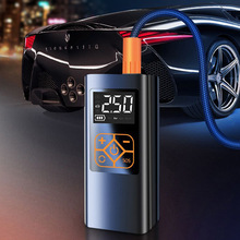 新款便携式车载无线高压充气泵汽车打气泵电动轿车轮胎打气快充