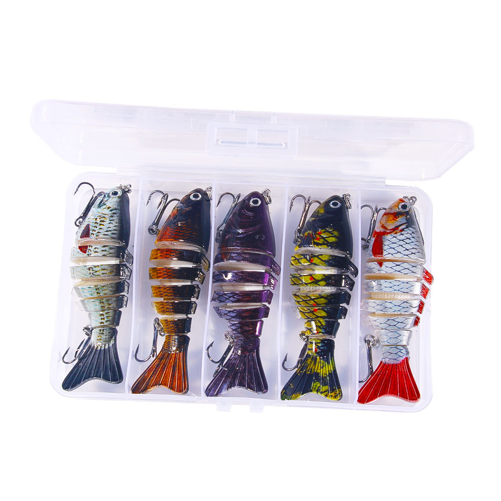 Señuelo de Pesca Multisección, Cebo Duro, 15 Colores, 9.7cm, 14.7g, Cebo Artificial, Señuelo de Pesca