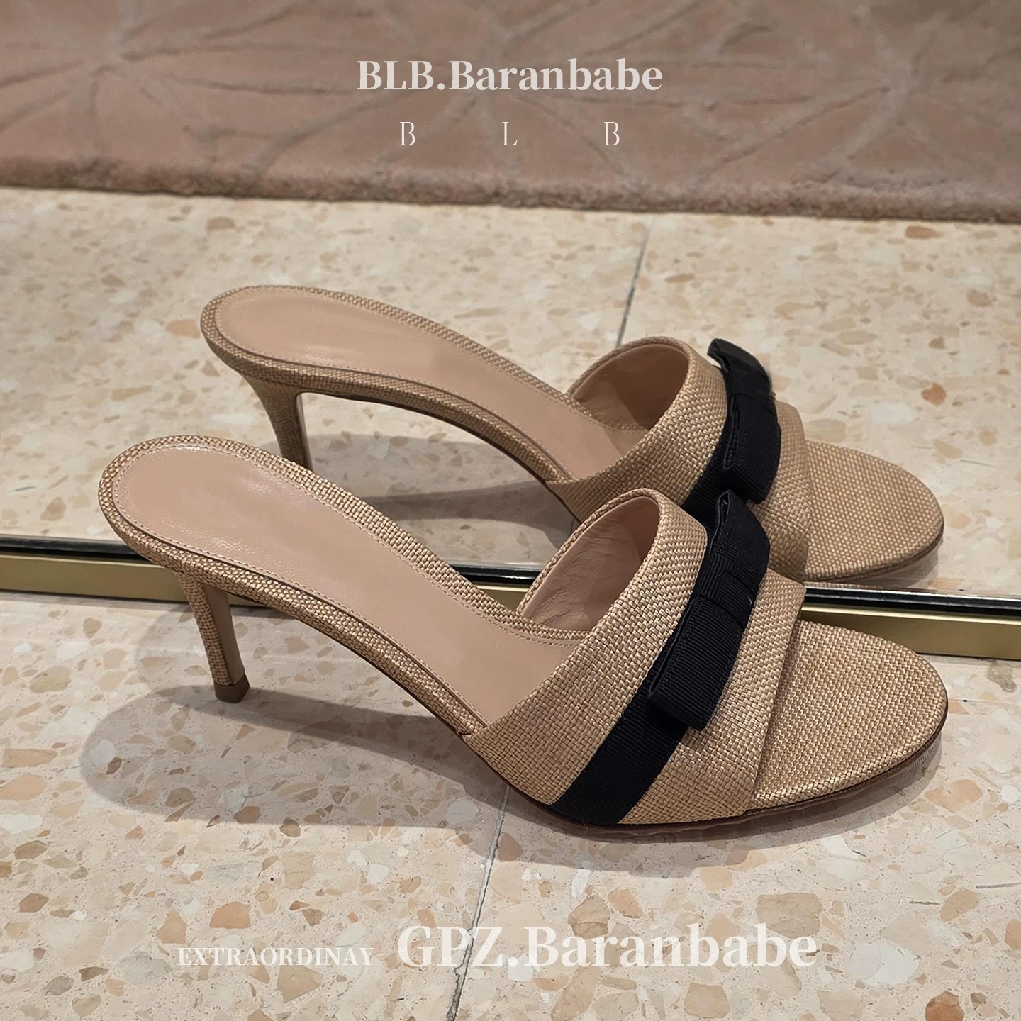 Sexy, im französischen Stil gehaltene, strohgewebte Slipper mit Schleife für Damen, atemberaubende Urlaubssandalen mit hohem Absatz_voghion.com