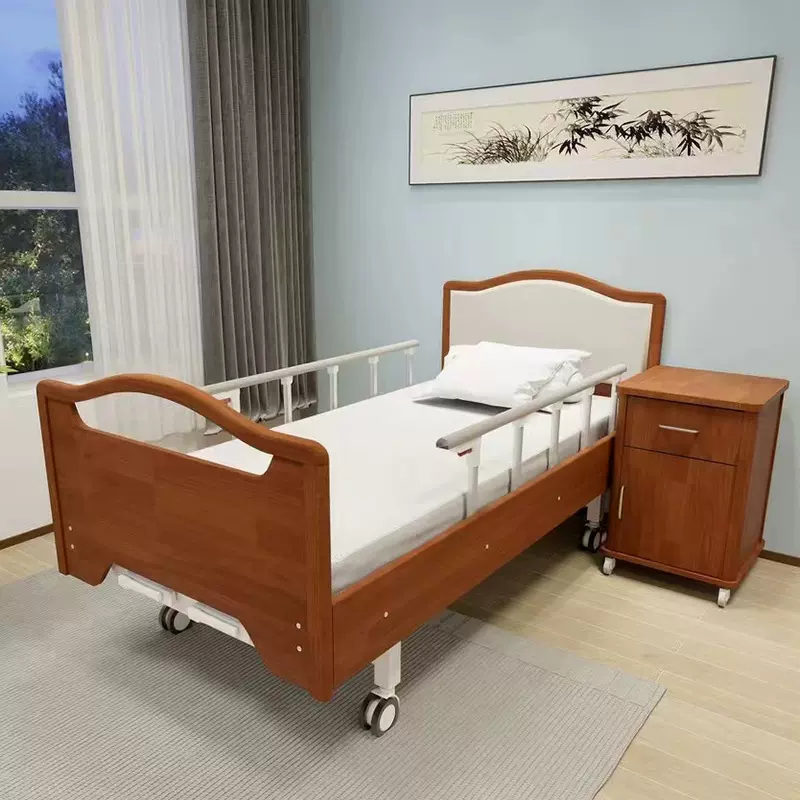 家用木包围护理床适老化养老院护理床偏瘫病人护理康复家居护理床