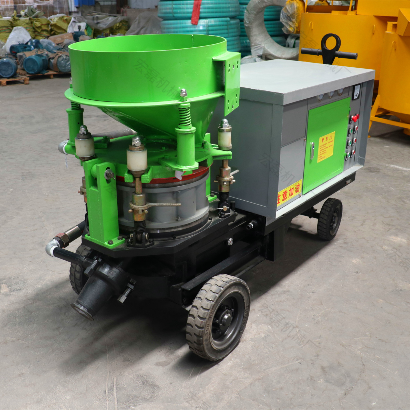 TK600湿喷机干湿两用转子式混凝土喷浆机护坡桥梁隧道液压喷锚机