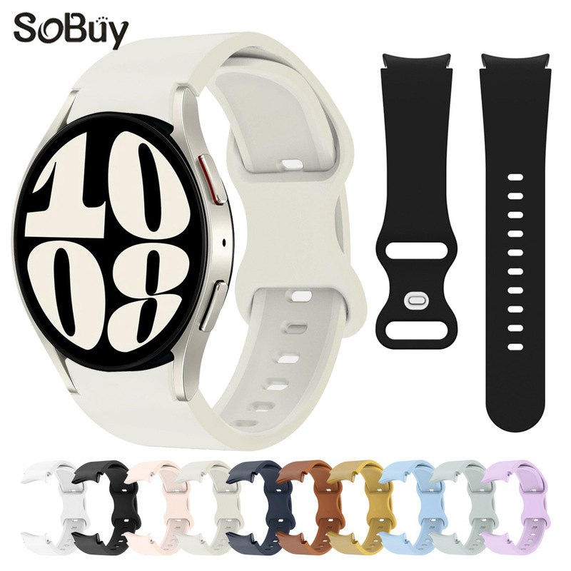 For Samsung Watch Strap Galaxy Watch5 6 7 FE 40/44mm Butterfly Silicone Sport Strap