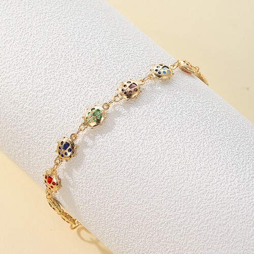 New European and American Niche Colorful Devil's Eye Bracelets—Stunning Gemstone Crystal Designs, Trendy for Women, Perfect for a Sophisticated Summer Look—Wholesale Available
