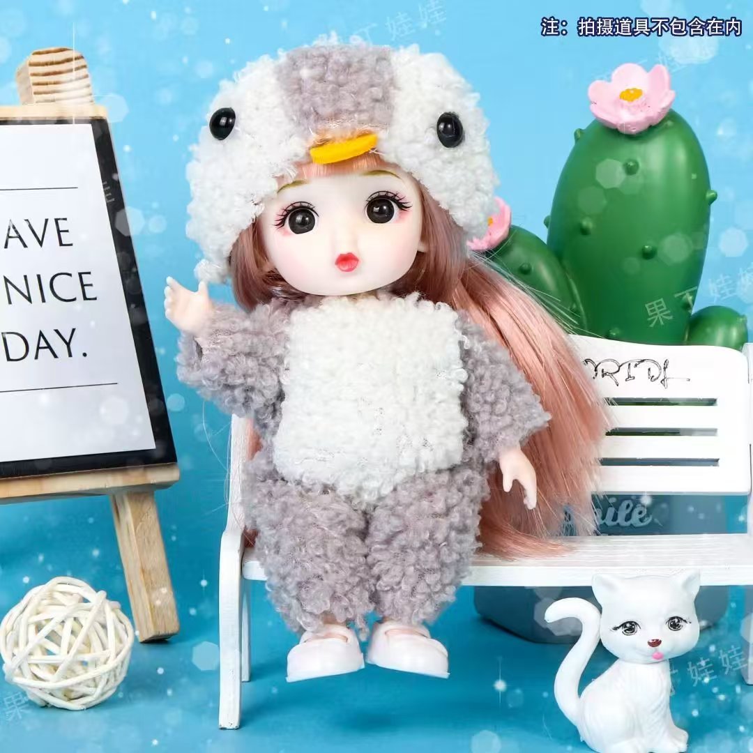 Xixiao Toy 16cm Little Penguin Doll Little Girl Birthday Gift Bobby Doll Children's Toy