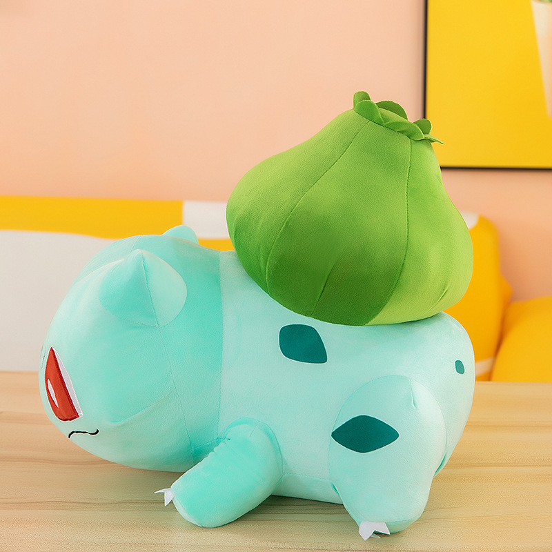 新しいかわいいカエルのぬいぐるみの妙蛙の種の公仔の大きいサイズのはさみ機のぬいぐるみのぬいぐるみの卸売りは枕を抱きます。|undefined