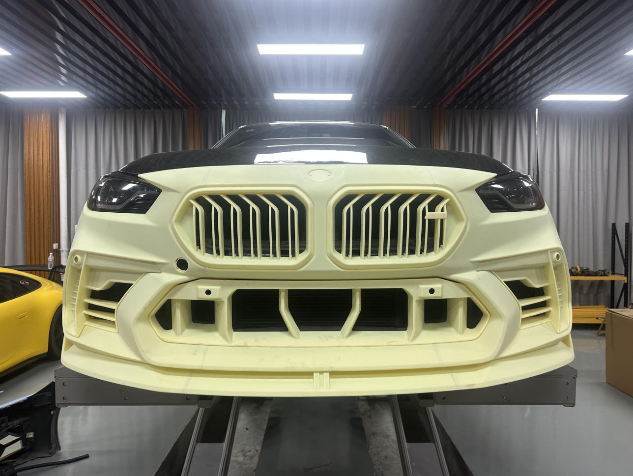 Suitable for Bmw M2 G87 Front Bumper Modification Ad Carbon Fiber Kit Front Lip Grille Body Kit
