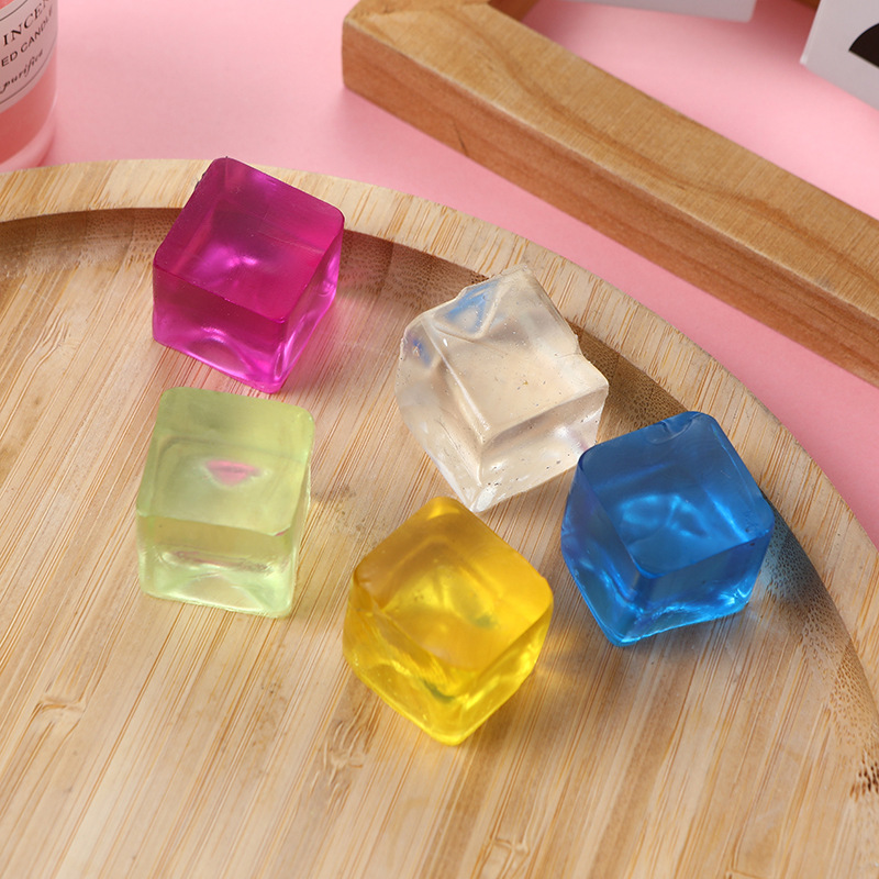 2,5 cm venta directa de fábrica cubitos de hielo pellizcar música descompresión para niños juguetes de ventilación cubitos de hielo juguetes pequeños creativos