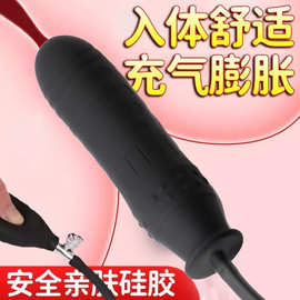 成人情趣用品充气肛塞门超大后庭扩张器调教性工具男女用阳具膨胀