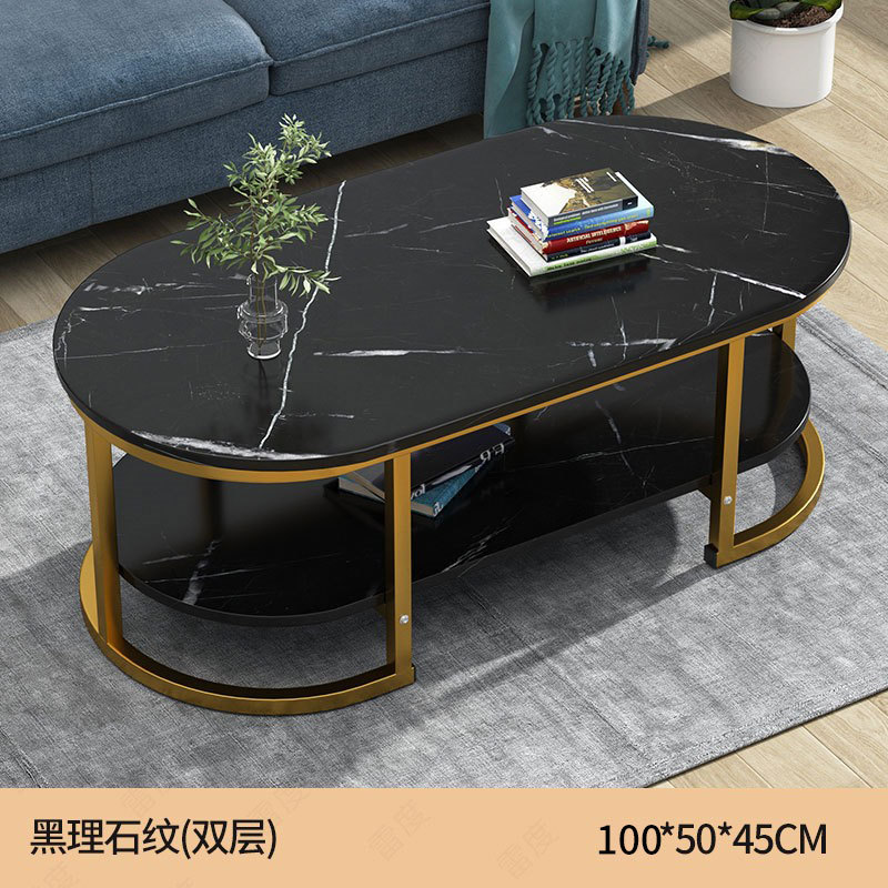 Mesa de café hogar sala de estar moderna simple Internet celebridad mesa pequeña apartamento pequeño Luz de lujo mesa de té de vidrio templado sofá mesa auxiliar