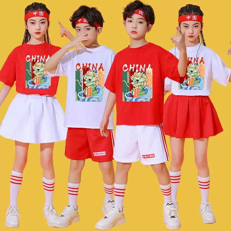 Детский костюм для чирлидеров для студенческих игр