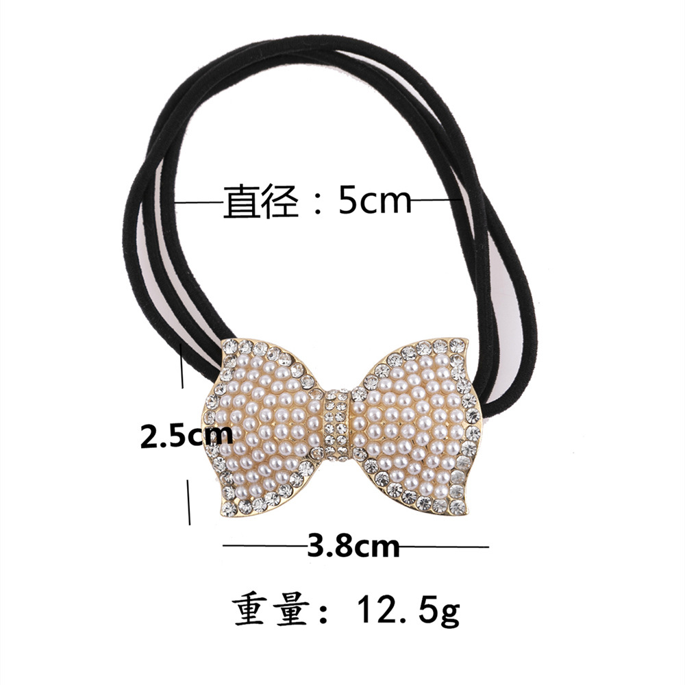 Estilo coreano rhinestone cuerda de pelo arco banda de pelo de oro banda de goma tocado Cen ventilador accesorios para el cabello al por mayor