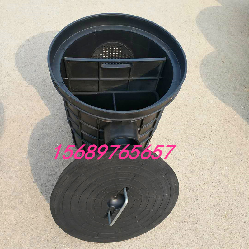 PE Plastic oil well Circular Oil separation tank kitchen Restaurant Oil pollution separate