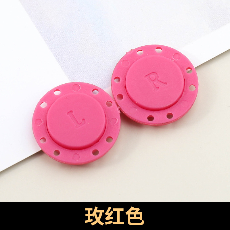 Color de nylon hebilla oculta hebilla magnética hebilla de succión magnética Madre y niño hebilla imán botón Botón abrigo hembra hebilla magnética invisible