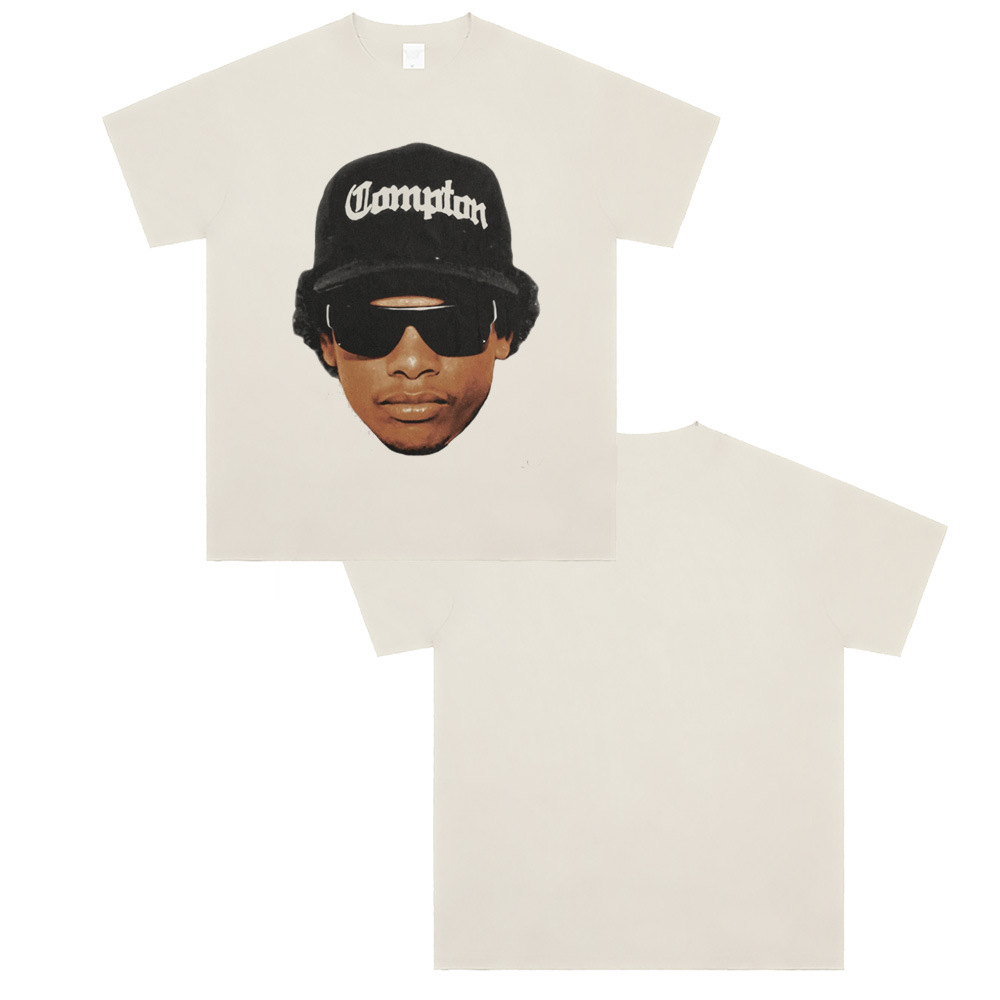 West Coast Rap N.W.A. Digital Direct Jet Washing Made Old American Retro Little Neck Camiseta image 12