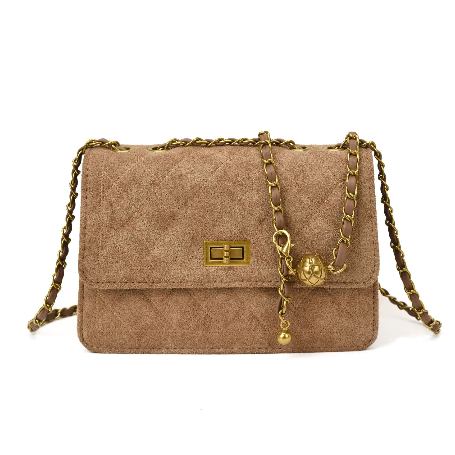 Bolso de nicho coreano de alta calidad otoño y invierno nuevo estilo de seda de tela de malla cadena de textura de hombro simple mini bolso