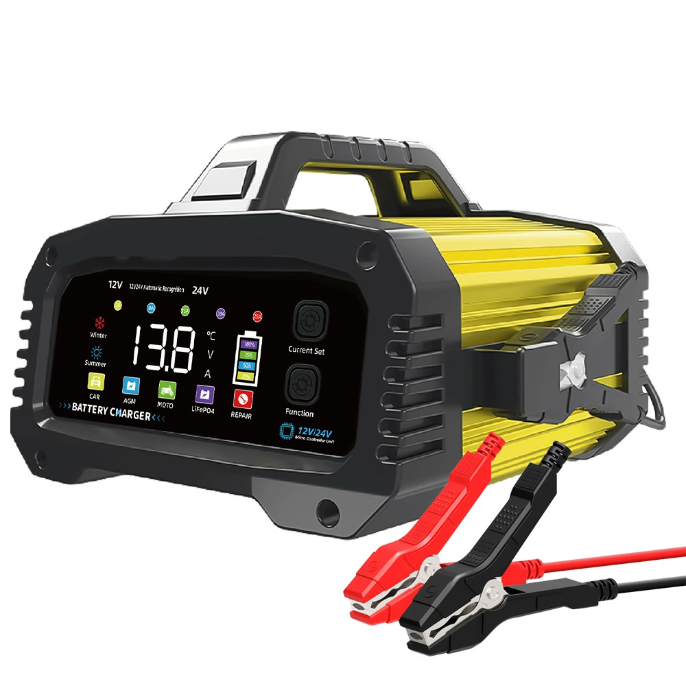 E-FAST зарядное устройство для литий-свинцово-кислотных аккумуляторов 12V24V высокой мощности 25A автомобильное зарядное устройство для мотоциклов