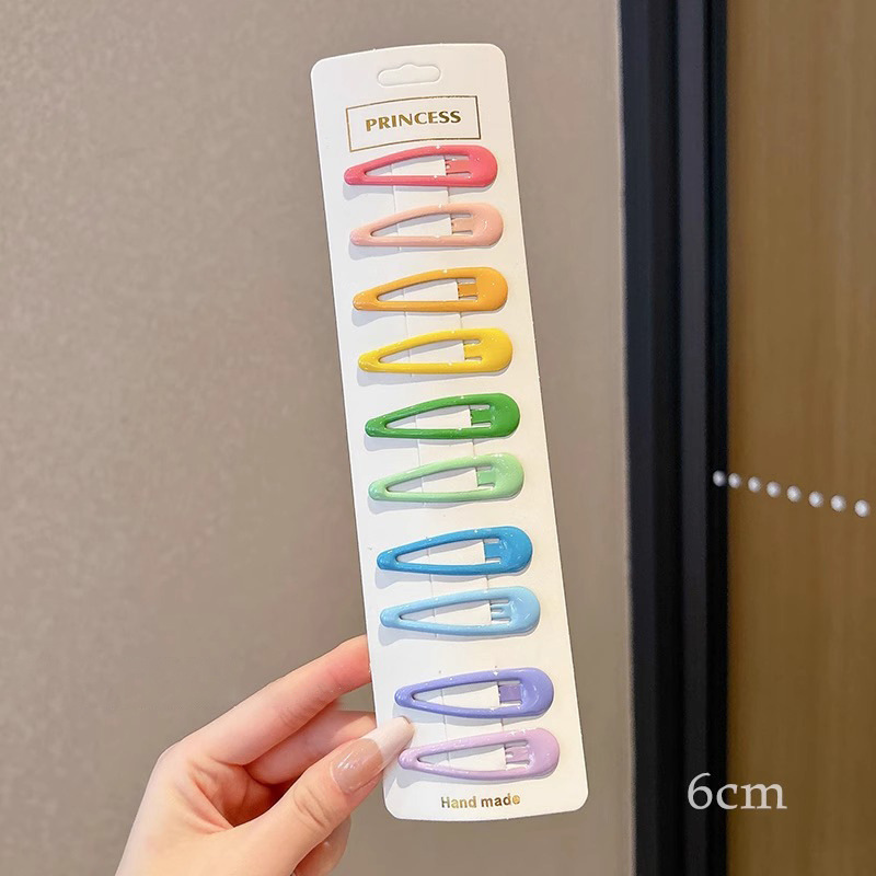 2025 verano pasador de cabello de dopamina colorido lindo frente dulce brocas de cabello rotas no lastimas brocas de cabello adornamientos para el cabello