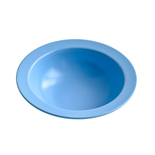 Ins-style macaron color edge pet bowl high-end ceramic bowl cat bowl dog bowl anti-black chin food bowl dog basin