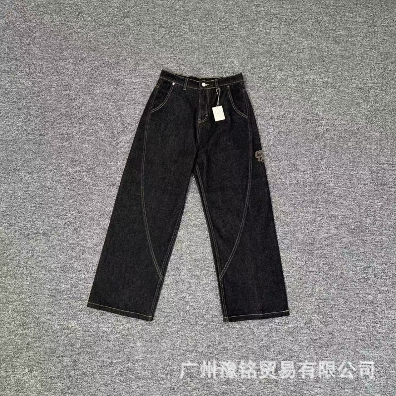 欧美高街秋冬新款美式时尚潮流宽松休闲字母刺绣连帽卫衣卫裤男女|undefined