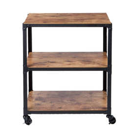 置物架家居厨房三层落地移动金属网置物架收纳小推车厂家直供其他