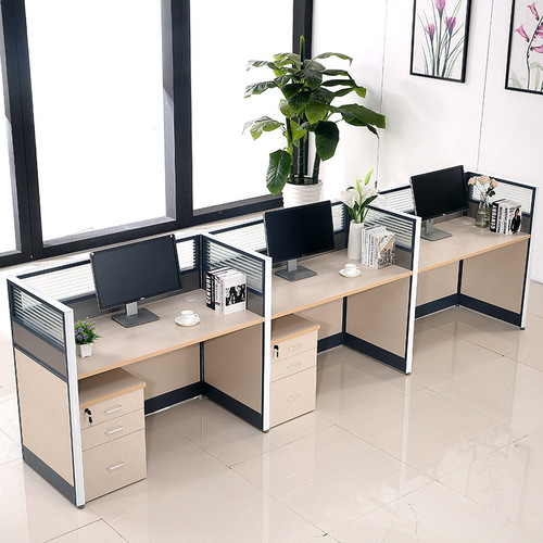 Panel furniture staff office desk and chair combination single four-person workstation screen deck computer desk office table