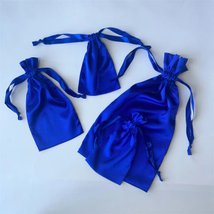 in stock Pocket Silk Jewelry Bag Underwear Dust-proof Bag Silk Eyeshade Storage Cloth Drawstring Cloth Bag