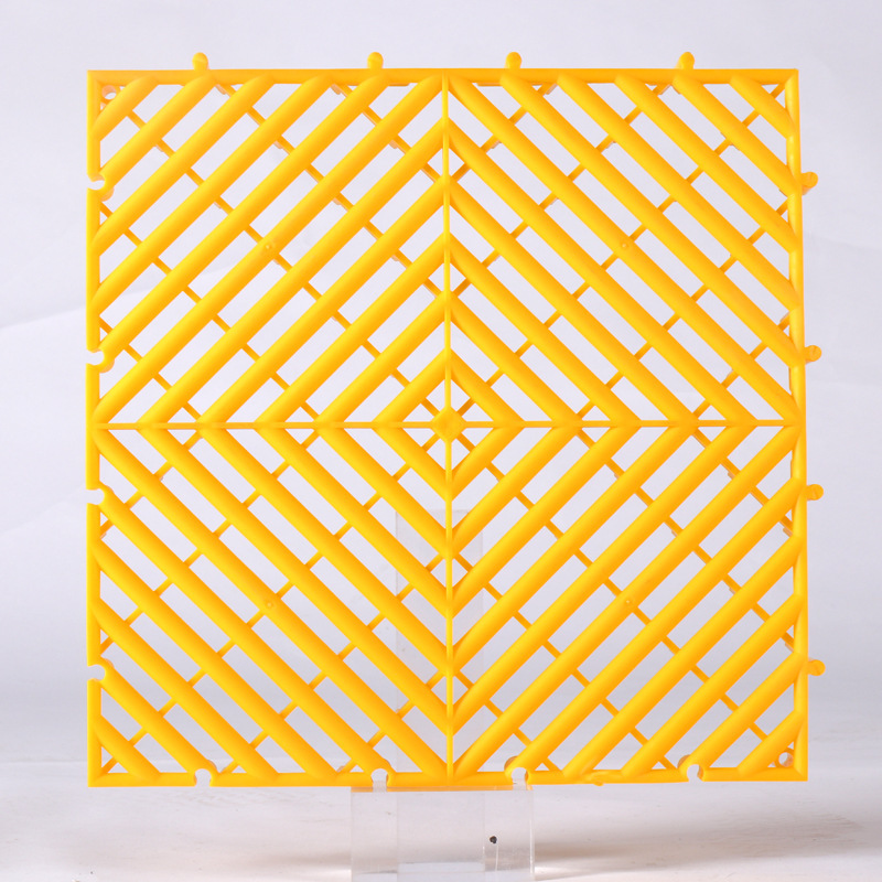 3 cm lavado de coches parrilla de suelo empalmada PP nuevo material lavado de coches sin ranura partición de plástico 4S tienda alfombra de suelo