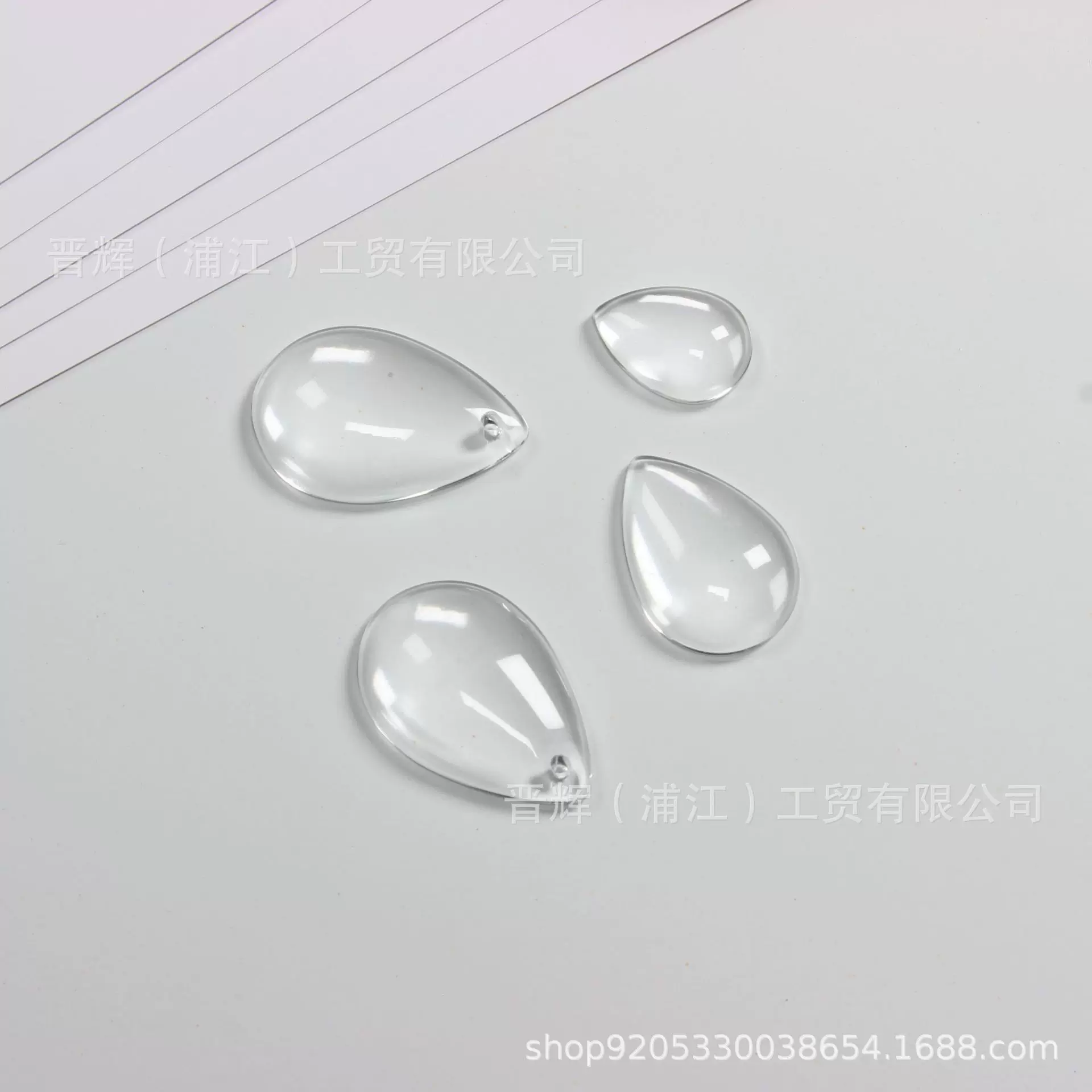 厂家直销时光宝石水晶水滴馒头片瓜子型玻璃贴片DIY饰品配件手链