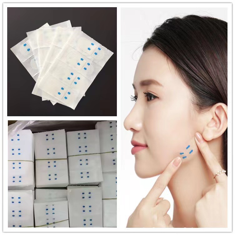 Facial de plástico invisible sin marcas de elevación apretado parche transparente mate en línea coreano genuino maquillaje de la cara de la mujer está disponible