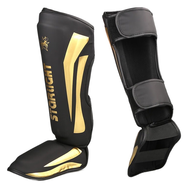 Xinghui Boxing Leg Guard Adult Children Sanda Muay Thai Leg Guard Tie Guard Shin Guard Instep Leg Guard Fighting