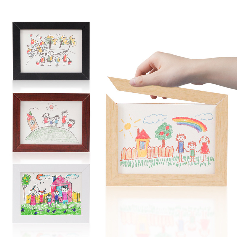 Cross-border storage painting photo multi-function photo frame children's creative detachable magnetic combination wall-hanging photo frame Cross-border storage painting photo multi-function photo frame children's creative detachable magnetic combination wall-hanging photo frame