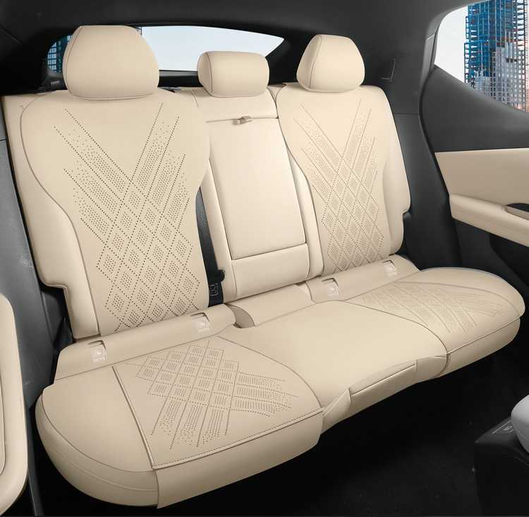 25 Lynk & Co Z20 Special Car Seat Cushions, Four-Season Suede Leather Saddle Cushions, Semi-Enclosed Ventilated and Breathable Seat Covers