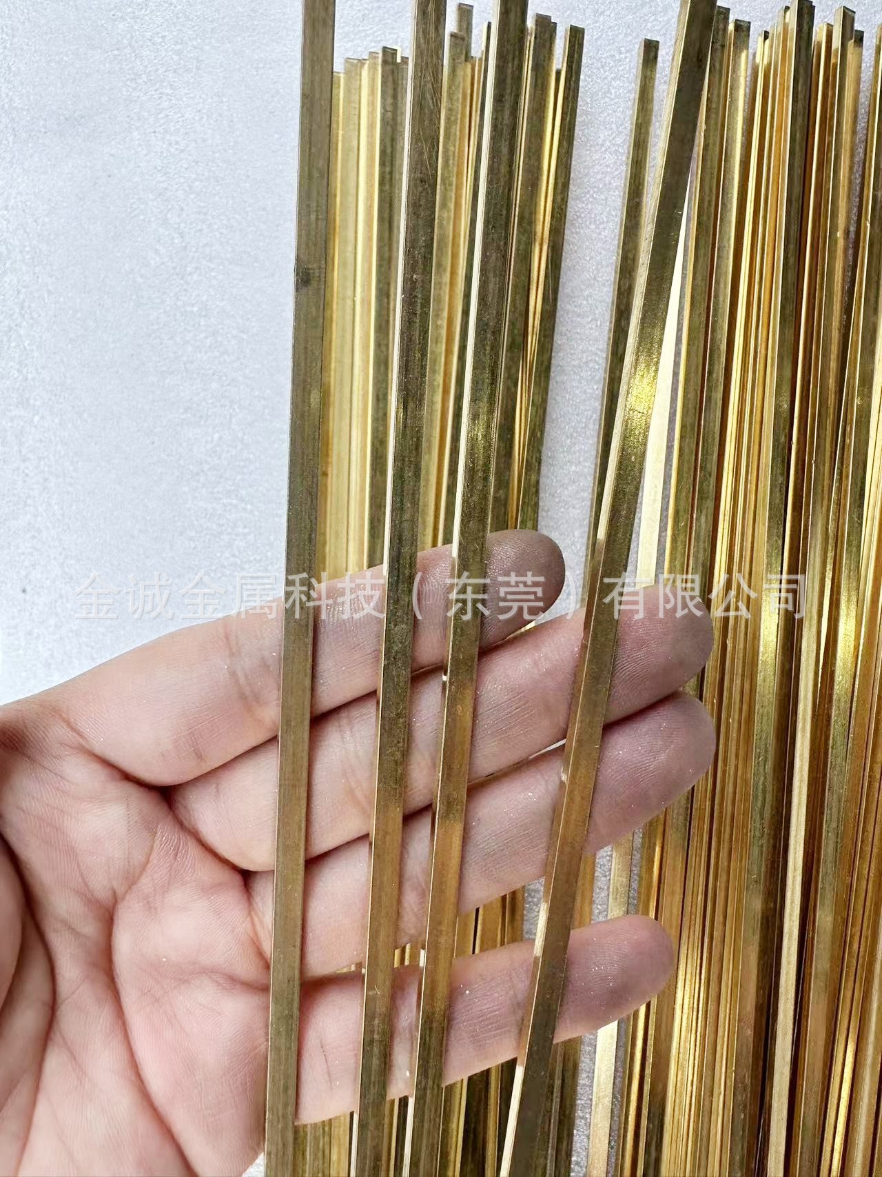 黄铜条切割 黄铜扁条 四条铜条 黄铜排 装饰黄铜方条 实心扁线