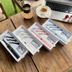 Electric toothbrush adult five-speed rechargeable household electric toothbrush set sonic electric toothbrush soft bristles wholesale