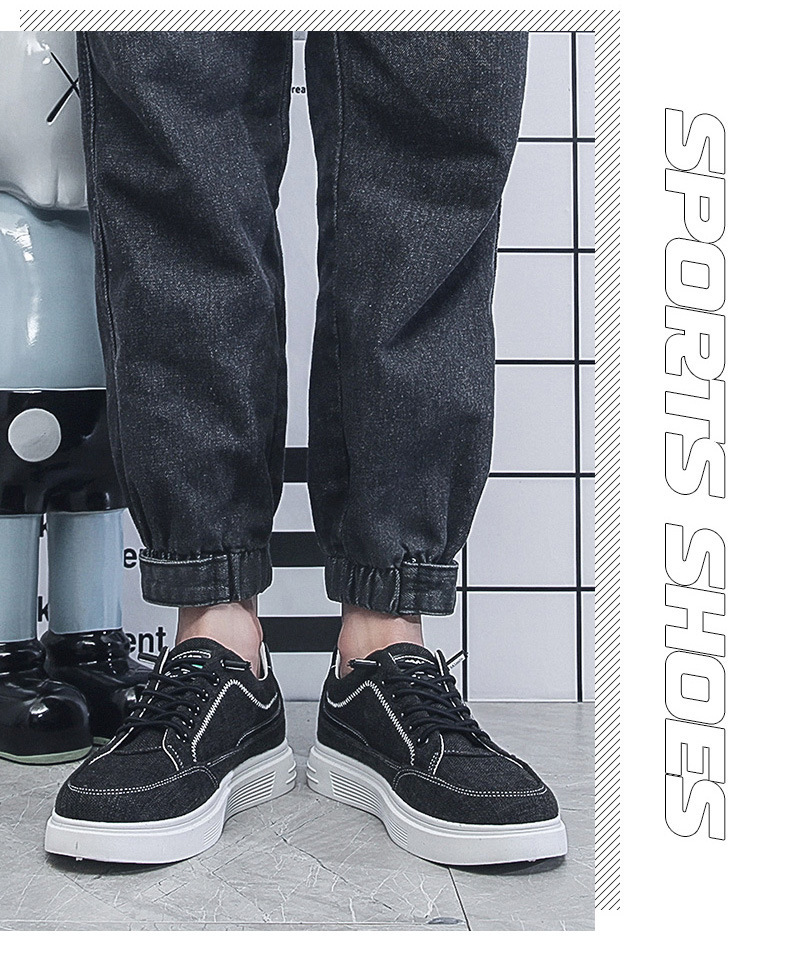 Chaussures décontractées pour hommes noires