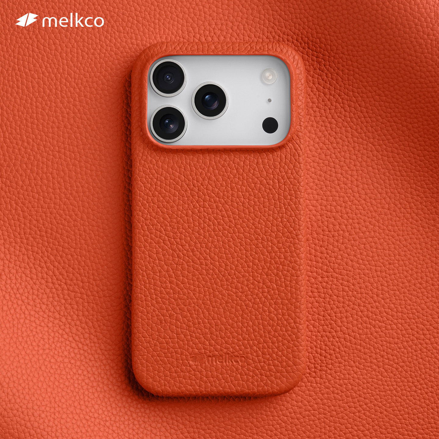 Melkco Is Suitable for Apple 17Promax Mobile Phone Case, Genuine Leather 16Pro Magnetic Suction Support Magsafe17 Protective Case