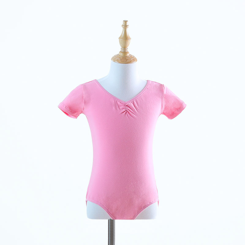 Niños niñas de verano de mangas cortas vestidos de entrenamiento para niñas vestidos de ballet chino vestidos de gimnasia para niños pequeños vestidos de ballet