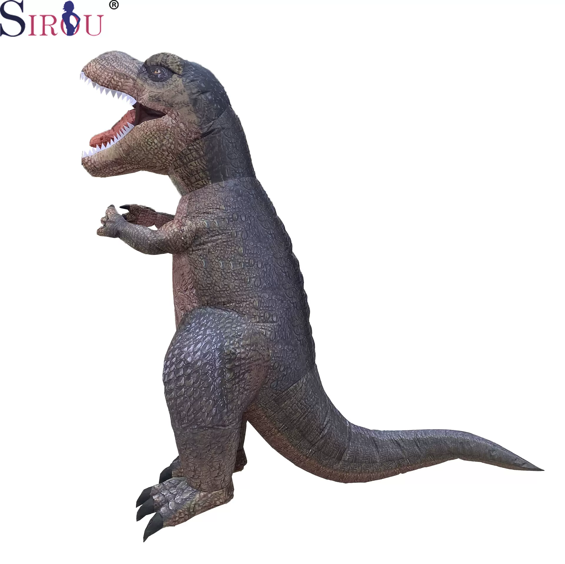 万圣节充气服饰 霸王龙行走充气服 户外派对搞怪表演演出服饰