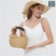 Picnic Basket Ins Internet Celebrity Vegetable Basket Grass Basket African Straw Basket Storage Shopping Basket Rattan Grass Frame Picnic Camping
