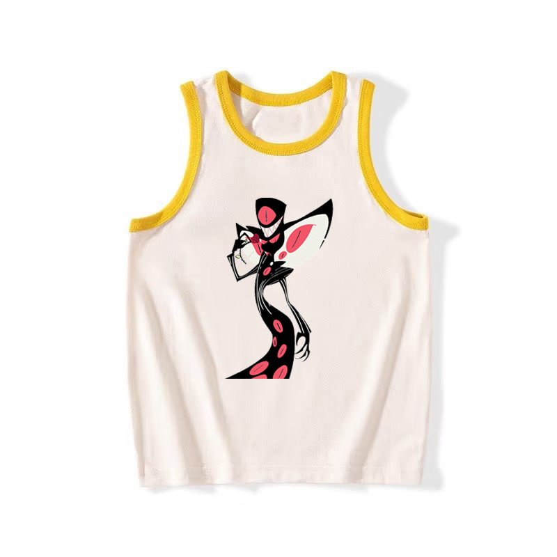 Cross-border 2024 summer new children's cartoon print unisex kids tank top sleeveless sports shirt eBay foreign trade