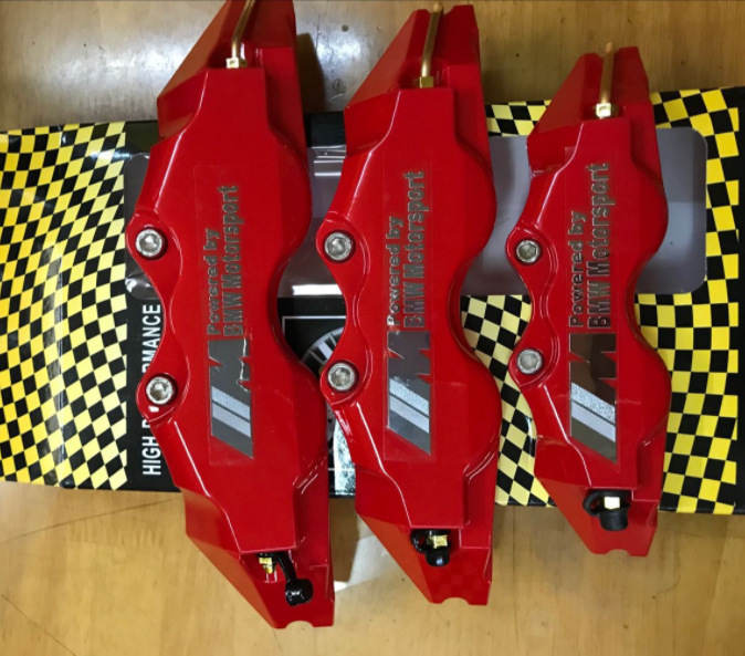 Car Modified Wheel Hub Caps, Decorative Brake Covers, 3D Brake Caliper Decorations, Large and Medium-Sized Caliper Covers