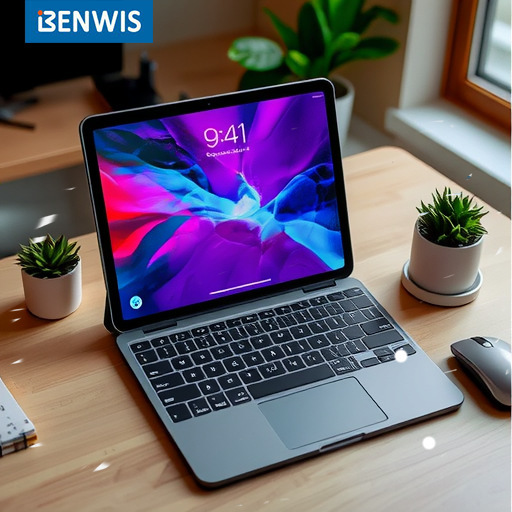 Benwisipadpro 13inch Keyboard Case iPad 12.9inch Bluetooth Magnetic Trackpad