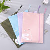 file Storage bag portable a4 file pocket zipper capacity double-deck Portable test paper Bills archives Kit