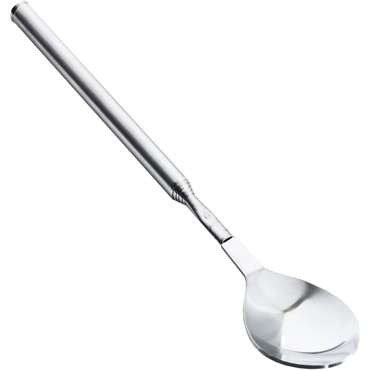 Телескопическая ложка Выдвижная ложка удлинительная ложка 63 см длиной из нержавеющей стали Телескопическая ложка может продлить столовые приборы для барбекю